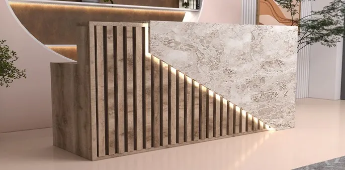 Hair salon reception counter Hair salon reception desk