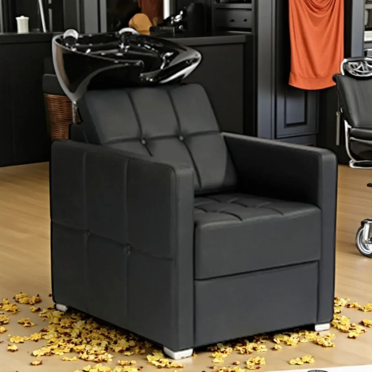 Bac à shampoing GLAMOUR - Bac de lavage pour salon de coiffure - Mobilier de coiffure professionnel - bac de lavage pour salon de coiffure - bac de lavage GLAMOUR