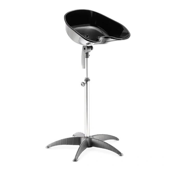 bac à shampoing portable - bac coiffure mobile - lavabo coiffure réglable - cuve plastique haute qualité - bac lavage inclinable - bac shampoing ajustable - équipement coiffure nomade - bac salon transportable - bol lavage professionnel - bac avec tuyau drainage - matériel coiffure mobile - bac shampoing léger - station lavage portable - bac coiffure pratique - bac shampoing réglable hauteur