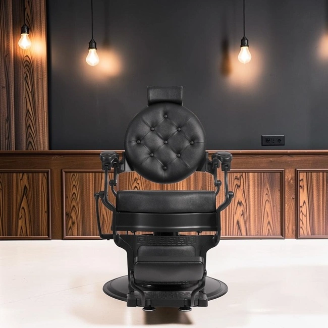 fauteuil barbier clovis gold - fauteuil barbier luxe - chaise barbier dorée - fauteuil vintage barbershop - mobilier barbier haut de gamme - fauteuil coiffure professionnel - fauteuil barbier hydraulique - fauteuil barbier capitonné - fauteuil barbier robuste - chaise barbier design doré - fauteuil barbier rétro luxe - équipement barbershop premium - fauteuil barbier confort - fauteuil barbier réglable - fauteuil barbier aluminium doré