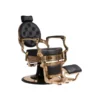 fauteuil barbier clovis - fauteuil barbier luxe - chaise barbier - fauteuil vintage barbershop - mobilier barbier haut de gamme - fauteuil coiffure professionnel - fauteuil barbier hydraulique - fauteuil barbier capitonné - fauteuil barbier robuste - chaise barbier design doré - fauteuil barbier rétro luxe - équipement barbershop premium - fauteuil barbier confort - fauteuil barbier réglable - fauteuil barbier aluminium doré
