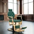 fauteuil barbier clovis gold - fauteuil barbier luxe - chaise barbier dorée - fauteuil vintage barbershop - mobilier barbier haut de gamme - fauteuil coiffure professionnel - fauteuil barbier hydraulique - fauteuil barbier capitonné - fauteuil barbier robuste - chaise barbier design doré - fauteuil barbier rétro luxe - équipement barbershop premium - fauteuil barbier confort - fauteuil barbier réglable - fauteuil barbier aluminium doré