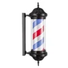 Enseigne barbier lumineuse – Barber pole professionnel – Enseigne salon de coiffure – Signalétique barbershop – Lampe barber rotative – Enseigne LED barbier – Accessoire façade salon – Barber pole extérieur – Enseigne coiffure rétro – Matériel barbier haut de gamme