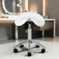 Professional aesthetic stool - Ergonomic beautician seat - Hydraulic care stool - Beauty salon furniture - Professional swivel stool - Massage seat on wheels - Manicure pedicure stool - Aesthetic institute equipment - Padded seat stool - High-end aesthetic furniture