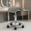 Professional aesthetic stool - Ergonomic beautician seat - Hydraulic care stool - Beauty salon furniture - Professional swivel stool - Massage seat on wheels - Manicure pedicure stool - Aesthetic institute equipment - Padded seat stool - High-end aesthetic furniture