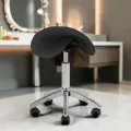 Professional aesthetic stool - Ergonomic beautician seat - Hydraulic care stool - Beauty salon furniture - Professional swivel stool - Massage seat on wheels - Manicure pedicure stool - Aesthetic institute equipment - Padded seat stool - High-end aesthetic furniture