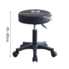 tabouret de coiffure professionnel - tabouret esthétique à roulettes - tabouret selle de cheval - siège assis debout professionnel - mobilier de coiffure et esthétique - tabouret ergonomique avec dossier - réglage hauteur vérin à gaz - mousse haute densité résiliente - piétement chrome étoile - roulettes anti-cheveux - tabouret de coupe coiffeur - tabouret pour tatoueur - siège de massage et soin - tabouret manucure et pédicure - revêtement simili-cuir lavable