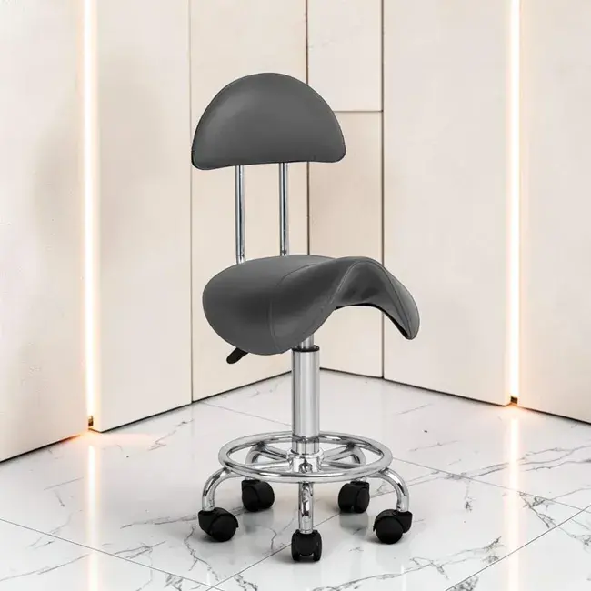 tabouret esthétique professionnel - siège esthéticienne ergonomique - tabouret de soin hydraulique - mobilier salon de beauté - tabouret professionnel pivotant - siège de massage à roulettes - tabouret manucure pédicure - équipement institut esthétique - tabouret assise matelassée - mobilier esthétique haut de gamme