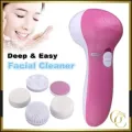 Brosse Nettoyante Professionnelle 5 en 1 (4) Brosse Nettoyante Professionnelle 5 en 1 - nettoyant facial électrique 5 en 1 - Mini brosse de beauté 5 en 1 - brosse nettoyante visage 5 en 1