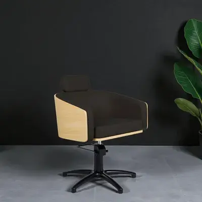 Fauteuil de coiffure Alya - Chaise de coiffure Alya - Fauteuil de coiffure pour femme - Chaise de coiffure pour femme - mobilier de coiffure professionnel - meuble pour salon de coiffure - siege de coiffure alya - fauteuil de coupe - mobilier de coiffure haut de gamme