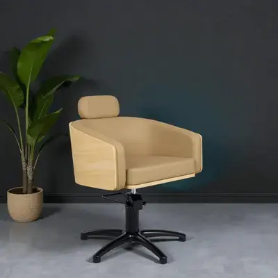 Fauteuil de coiffure Alya - Chaise de coiffure Alya - Fauteuil de coiffure pour femme - Chaise de coiffure pour femme - mobilier de coiffure professionnel - meuble pour salon de coiffure - siege de coiffure alya - fauteuil de coupe - mobilier de coiffure haut de gamme