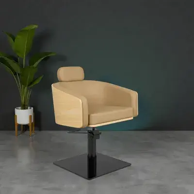 Fauteuil de coiffure Alya - Chaise de coiffure Alya - Fauteuil de coiffure pour femme - Chaise de coiffure pour femme - mobilier de coiffure professionnel - meuble pour salon de coiffure - siege de coiffure alya - fauteuil de coupe - mobilier de coiffure haut de gamme
