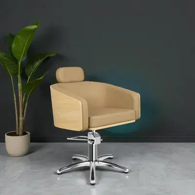 Fauteuil de coiffure Alya - Chaise de coiffure Alya - Fauteuil de coiffure pour femme - Chaise de coiffure pour femme - mobilier de coiffure professionnel - meuble pour salon de coiffure - siege de coiffure alya - fauteuil de coupe - mobilier de coiffure haut de gamme