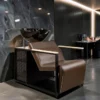 bac à shampoing - bac coiffure ergonomique - meuble lavage salon - vasque céramique basculante - bac shampoing compact - fauteuil lavage professionnel - structure polypropylène résistante - siège réglable salon - bac lavage noir premium - équipement coiffure durable - bac shampoing confortable - mobilier salon coiffure - bac lavage haute qualité - vasque profonde ergonomique - bac shampoing design moderne