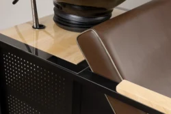 Basil - E-Basil BR bac à shampoing - bac coiffure ergonomique - meuble lavage salon - vasque céramique basculante - bac shampoing compact - fauteuil lavage professionnel - structure polypropylène résistante - siège réglable salon - bac lavage noir premium - équipement coiffure durable - bac shampoing confortable - mobilier salon coiffure - bac lavage haute qualité - vasque profonde ergonomique - bac shampoing design moderne