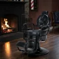 Vintage Check Barber Chair - Barber Styling Chair - Barber Chair - Professional Hairdressing Furniture - Barber Chair - Barbershop - Barber - Groupe Coiff - Mobicoiff - Barber Furniture - Groupe Coiff - Malys