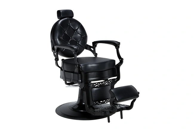 Fauteuil Barbier Vintage Check - fauteuil de coiffure barbier - Chaise de coiffure Barbier - mobilier de coiffure professionnel - Fauteuil de Barbier - barbershop - barbier - groupe coiff - mobicoiff - mobilier barber - groupe coiff - malys