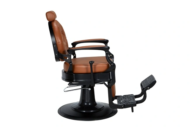 Fauteuil Barbier Vintage Check - fauteuil de coiffure barbier - Chaise de coiffure Barbier - mobilier de coiffure professionnel - Fauteuil de Barbier - barbershop - barbier - groupe coiff - mobicoiff - mobilier barber - groupe coiff - malys