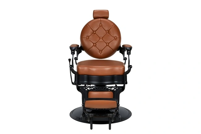 Fauteuil Barbier Vintage Check - fauteuil de coiffure barbier - Chaise de coiffure Barbier - mobilier de coiffure professionnel - Fauteuil de Barbier - barbershop - barbier - groupe coiff - mobicoiff - mobilier barber - groupe coiff - malys