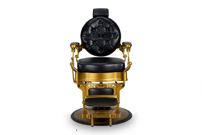 Fauteuil Barbier Vintage Check - fauteuil de coiffure barbier - Chaise de coiffure Barbier - mobilier de coiffure professionnel - Fauteuil de Barbier - barbershop - barbier - groupe coiff - mobicoiff - mobilier barber - groupe coiff - malys