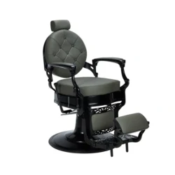 Vintage Check Barber Chair - Barber Styling Chair - Barber Chair - Professional Hairdressing Furniture - Barber Chair - Barbershop - Barber - Groupe Coiff - Mobicoiff - Barber Furniture - Groupe Coiff - Malys