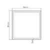 Ciara LED Hairdressing Mirror - Ciara professional hairdressing mirror - Ciara LED styling mirror - LED Mirror - professional hairdressing furniture