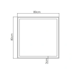 Ciara LED Hairdressing Mirror - Ciara professional hairdressing mirror - Ciara LED styling mirror - LED Mirror - professional hairdressing furniture