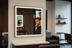Ciara LED Hairdressing Mirror - Ciara professional hairdressing mirror - Ciara LED styling mirror - LED Mirror - professional hairdressing furniture