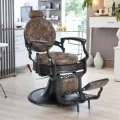 CLINTBR Fauteuil Barbier Vintage CLINT B - fauteuil de coiffure vintage CLINT B - Chaise barbier vintage CLINT B - Mobilier de coiffure professionnel