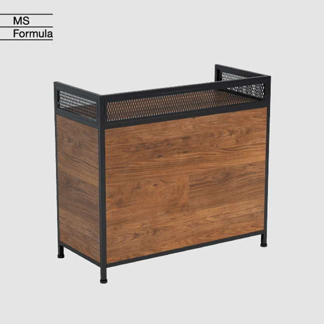 Comptoir d’accueil industriel – Meuble de réception coiffure – Comptoir caisse salon – Mobilier d’accueil professionnel – Comptoir de réception bois – Meuble d’accueil métal – Comptoir caisse design – Mobilier salon de coiffure – Comptoir d’accueil robuste – Meuble de réception élégant