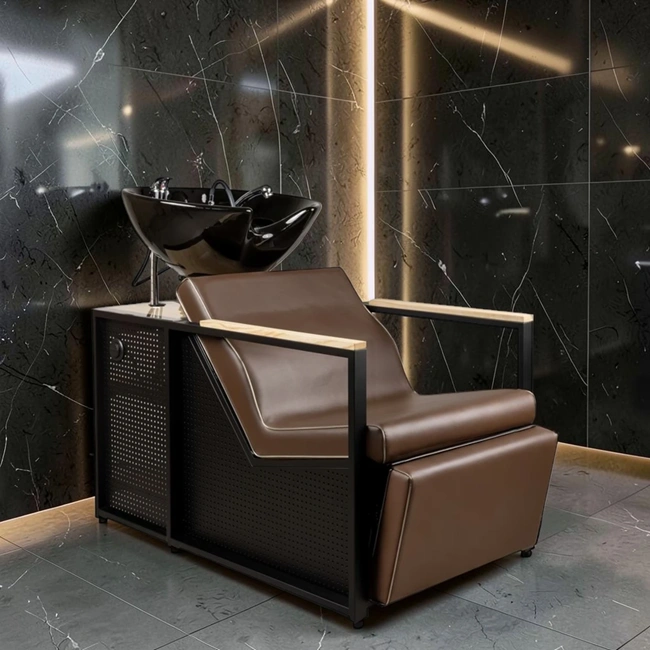bac à shampoing - bac coiffure ergonomique - meuble lavage salon - vasque céramique basculante - bac shampoing compact - fauteuil lavage professionnel - structure polypropylène résistante - siège réglable salon - bac lavage noir premium - équipement coiffure durable - bac shampoing confortable - mobilier salon coiffure - bac lavage haute qualité - vasque profonde ergonomique - bac shampoing design moderne