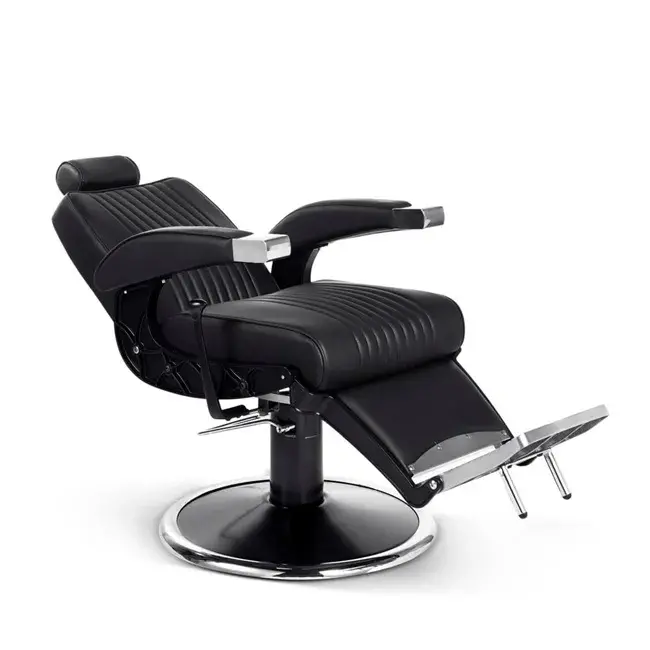 Fauteuil Barbier Vintage Hugo - Chaise Barbier Vintage Hugo - Fauteuil de coiffure Barbier Hugo - Chaise de coiffure Barbier Hugo - mobilier de coiffure professionnel - groupe coiff - mobicoiff - malys