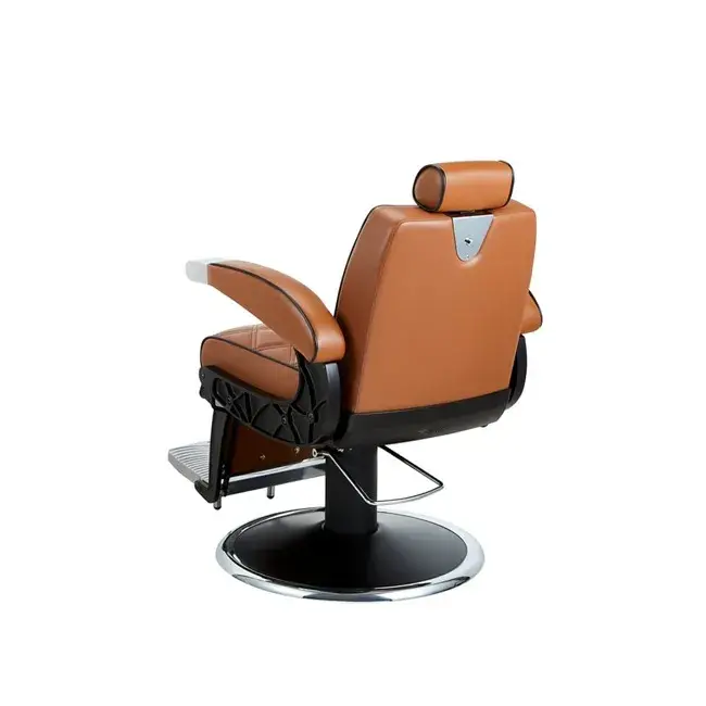 Fauteuil Barbier Vintage Hugo - Chaise Barbier Vintage Hugo - Fauteuil de coiffure Barbier Hugo - Chaise de coiffure Barbier Hugo - mobilier de coiffure professionnel - groupe coiff - mobicoiff - malys