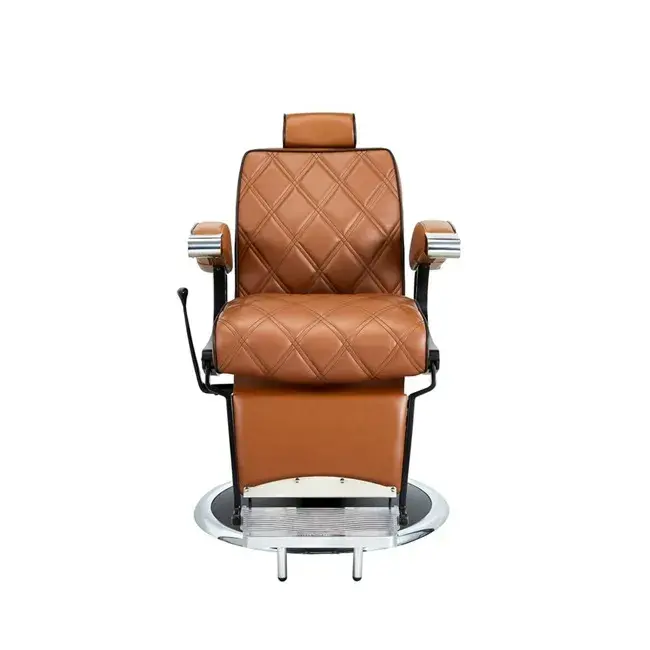 Fauteuil Barbier Vintage Hugo - Chaise Barbier Vintage Hugo - Fauteuil de coiffure Barbier Hugo - Chaise de coiffure Barbier Hugo - mobilier de coiffure professionnel - groupe coiff - mobicoiff - malys