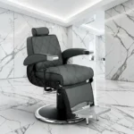 Fauteuil Barbier Vintage Hugo - Chaise Barbier Vintage Hugo - Fauteuil de coiffure Barbier Hugo - Chaise de coiffure Barbier Hugo - mobilier de coiffure professionnel - groupe coiff - mobicoiff - malys
