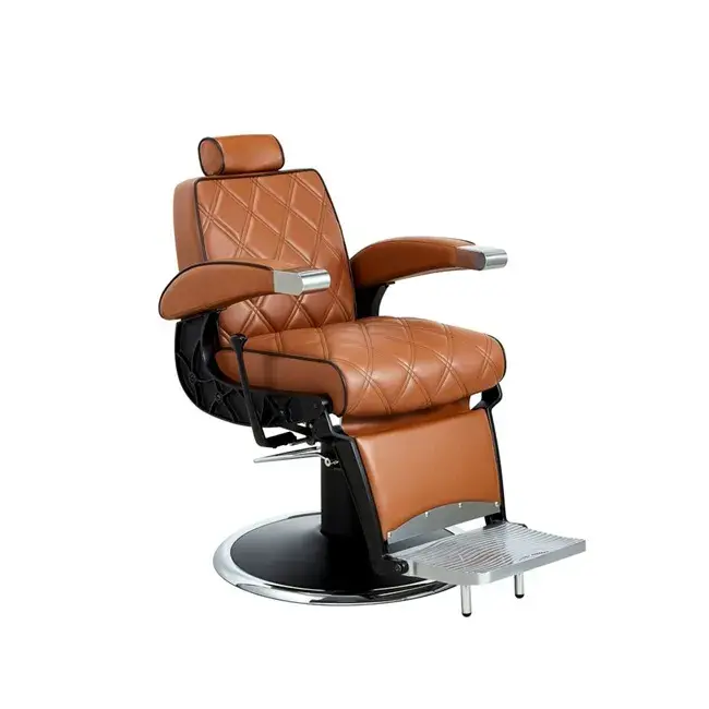 Fauteuil Barbier Vintage Hugo - Chaise Barbier Vintage Hugo - Fauteuil de coiffure Barbier Hugo - Chaise de coiffure Barbier Hugo - mobilier de coiffure professionnel - groupe coiff - mobicoiff - malys