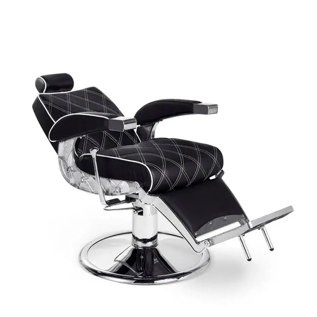 Fauteuil Barbier Vintage Hugo - Chaise Barbier Vintage Hugo - Fauteuil de coiffure Barbier Hugo - Chaise de coiffure Barbier Hugo - mobilier de coiffure professionnel - groupe coiff - mobicoiff - malys