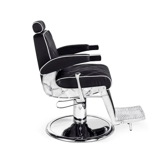 Fauteuil Barbier Vintage Hugo - Chaise Barbier Vintage Hugo - Fauteuil de coiffure Barbier Hugo - Chaise de coiffure Barbier Hugo - mobilier de coiffure professionnel - groupe coiff - mobicoiff - malys