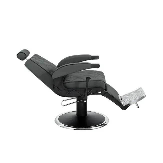 Fauteuil Barbier Vintage Hugo - Chaise Barbier Vintage Hugo - Fauteuil de coiffure Barbier Hugo - Chaise de coiffure Barbier Hugo - mobilier de coiffure professionnel - groupe coiff - mobicoiff - malys