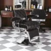 Fauteuil Barbier Vintage Hugo - Chaise Barbier Vintage Hugo - Fauteuil de coiffure Barbier Hugo - Chaise de coiffure Barbier Hugo - mobilier de coiffure professionnel
