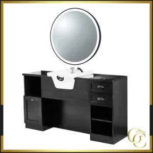 JULES B01 Barber Styling Station - JULES B01 vintage barber styling station - JULES B01 Hair Salon Styling Station - JULES B01 hairdressing station - Professional Hair Salon Furniture