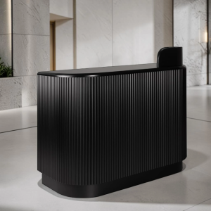 PAM Comptoir caisse-1 meuble de réception PAM – comptoir d’accueil professionnel – bureau d’accueil laqué noir – mobilier de réception moderne – comptoir salon de coiffure – meuble accueil esthétique – comptoir rangement intégré – meuble d’accueil design – comptoir professionnel robuste – meuble accueil haut de gamme – comptoir laqué noir – meuble réception spa – mobilier accueil commerce – comptoir d’entrée élégant – meuble accueil contemporain