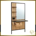 Logan BR Barber Styling Station - Logan BR professional styling station - Professional styling furniture - Barber styling unit with LED mirror