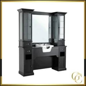 William Vintage Styling Station - William Barber Styling Station - William Professional Styling Station - Professional Styling Furniture - William Vintage Barber Styling Unit