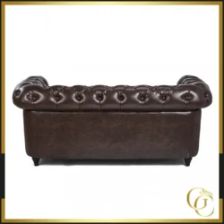 Canapé Salle d'Attente Dock - Canapé pour salon de coiffure Dock - canapé d'attente Dock - Canapé Chesterfield Dock - Mobilier de coiffure haut de gamme