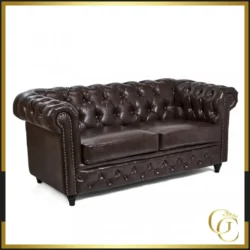Canapé Salle d'Attente Dock - Canapé pour salon de coiffure Dock - canapé d'attente Dock - Canapé Chesterfield Dock - Mobilier de coiffure haut de gamme