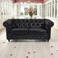 Canapé Salle d'Attente Dock B - Canapé pour salon de coiffure Dock B - canapé d'attente Dock B - Canapé Chesterfield Dock B - Mobilier de coiffure haut de gamme