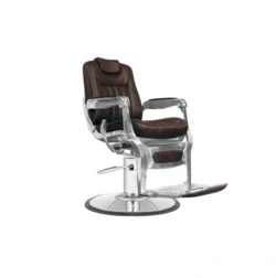 professional barber chair – vintage barber chair – adjustable barber chair – high-end barbershop furniture – industrial barber chair – M2 faux leather barber chair – reclining backrest barber chair – chrome base barber chair – client comfort barber chair – designer barber furniture – aluminum armrest barber chair – adjustable headrest barber chair – retro barber chair – sturdy barber chair – ergonomic barber chair – premium barbershop furniture – black leather barber chair – hydraulic adjustment barber chair – stable barber chair – trendy barber furniture