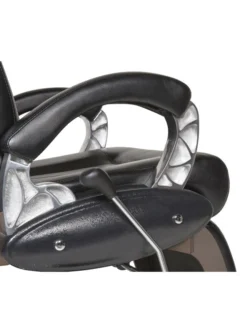 professional barber chair – vintage barber chair – adjustable barber chair – high-end barbershop furniture – industrial barber chair – M2 faux leather barber chair – reclining backrest barber chair – chrome base barber chair – client comfort barber chair – designer barber furniture – aluminum armrest barber chair – adjustable headrest barber chair – retro barber chair – sturdy barber chair – ergonomic barber chair – premium barbershop furniture – black leather barber chair – hydraulic adjustment barber chair – stable barber chair – trendy barber furniture