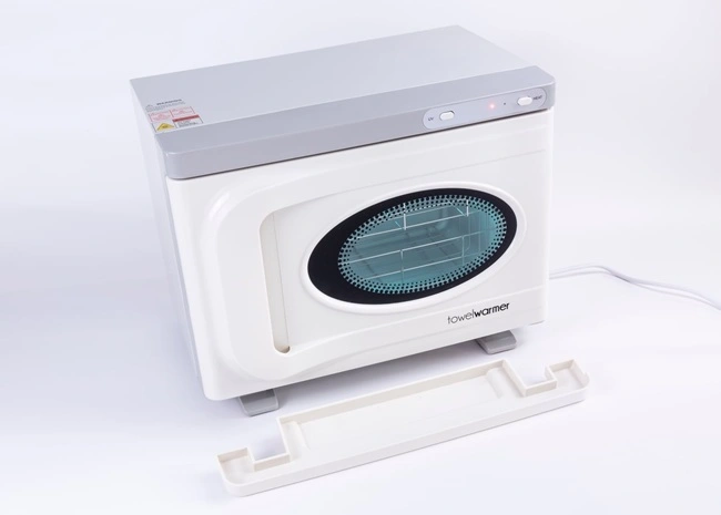 Chauffe‑serviettes professionnel – Stérilisateur UV salon – Chauffe serviette esthétique – Appareil UV désinfection – Chauffe‑serviettes compact – Stérilisateur serviettes UV – Équipement salon de coiffure – Chauffe serviette rapide – Appareil hygiène professionnelle – Chauffe‑serviettes 6,6L